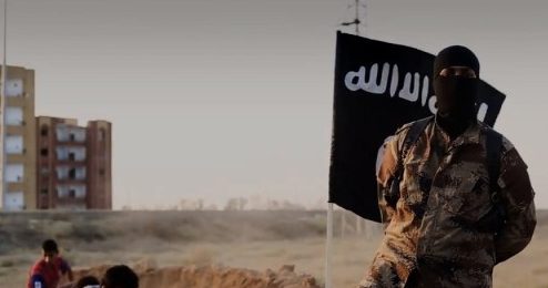Daesh Isis figther in Iraq Camp