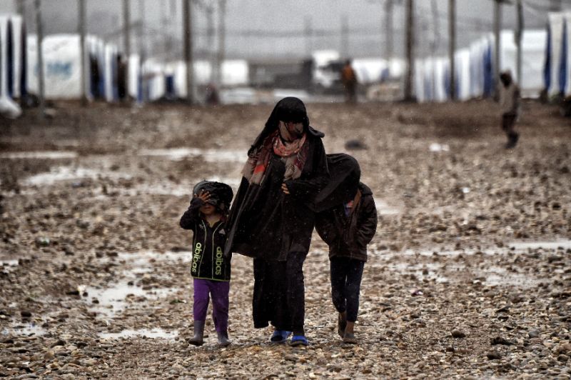 Explotación sexual infantil Irak - Campamento Hamam al-Alil - Photo ARIS MESSINIS